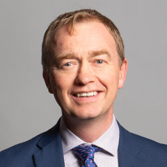 Official portrait of Tim Farron