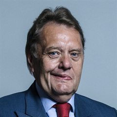 Official portrait of Sir John Hayes