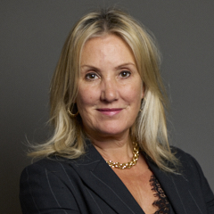 Official portrait of Dame Caroline Dinenage