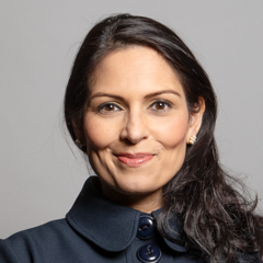 Official portrait of Priti Patel