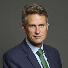 Official portrait of Sir Gavin Williamson