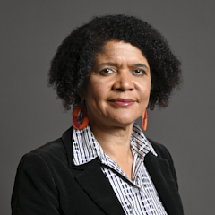 Official portrait of Dame Chi Onwurah