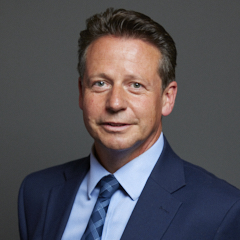 Official portrait of Nigel Huddleston
