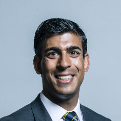 Official portrait of Rishi Sunak