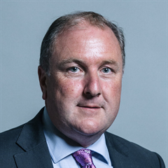 Official portrait of Simon Hoare