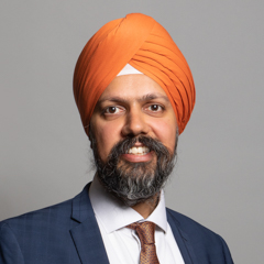 Official portrait of Mr Tanmanjeet Singh Dhesi