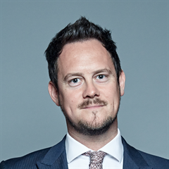 Official portrait of Stephen Morgan