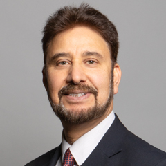 Official portrait of Afzal Khan