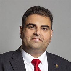 Official portrait of Navendu Mishra