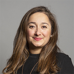Official portrait of Feryal Clark