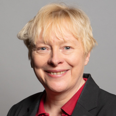 Official portrait of Dame Angela Eagle