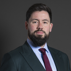 Official portrait of Adam Thompson