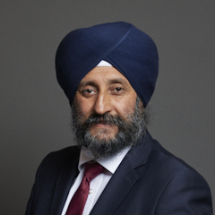 Official portrait of Gurinder Singh Josan