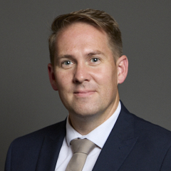 Official portrait of Sam Rushworth