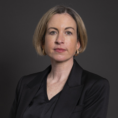 Official portrait of Claire Hughes
