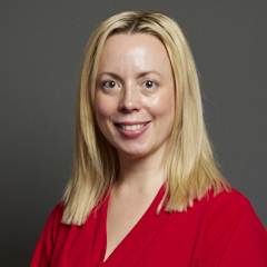 Official portrait of Sarah Hall