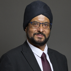 Official portrait of Warinder Juss