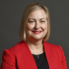 Official portrait of Alison Hume