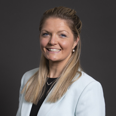Official portrait of Harriet Cross