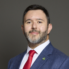 Official portrait of Sadik Al-Hassan